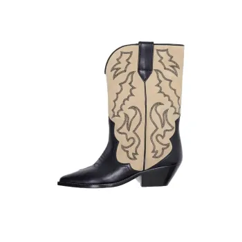 ISABEL MARANT Duerto Leather Ankle Boots