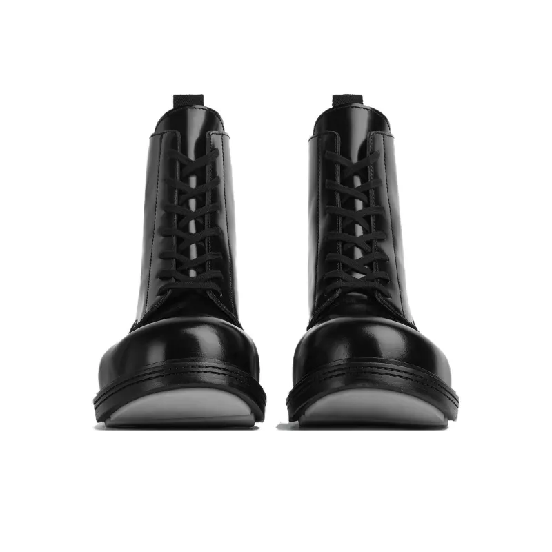Bottega Veneta Fireman Ankle Boots Men's Black-2