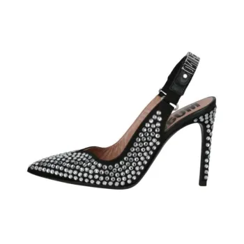 MOSCHINO Slim Heel High Heels 10cm Women's Black