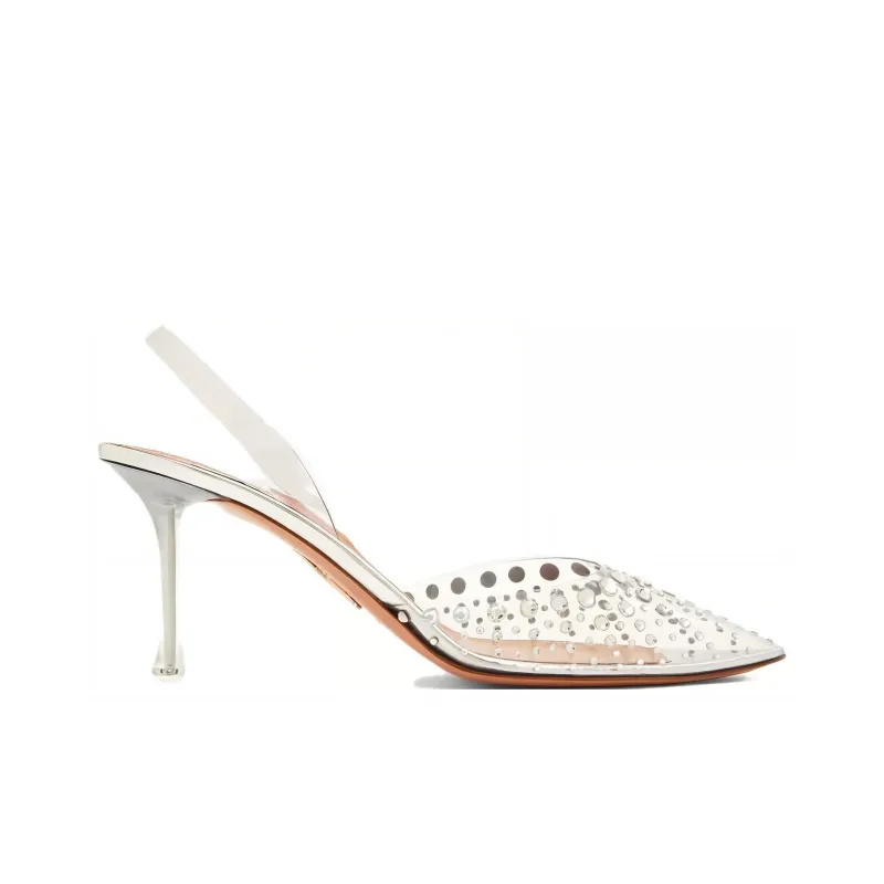 AQUAZZURA Starburst 105mm Pointed-toe Pumps-1