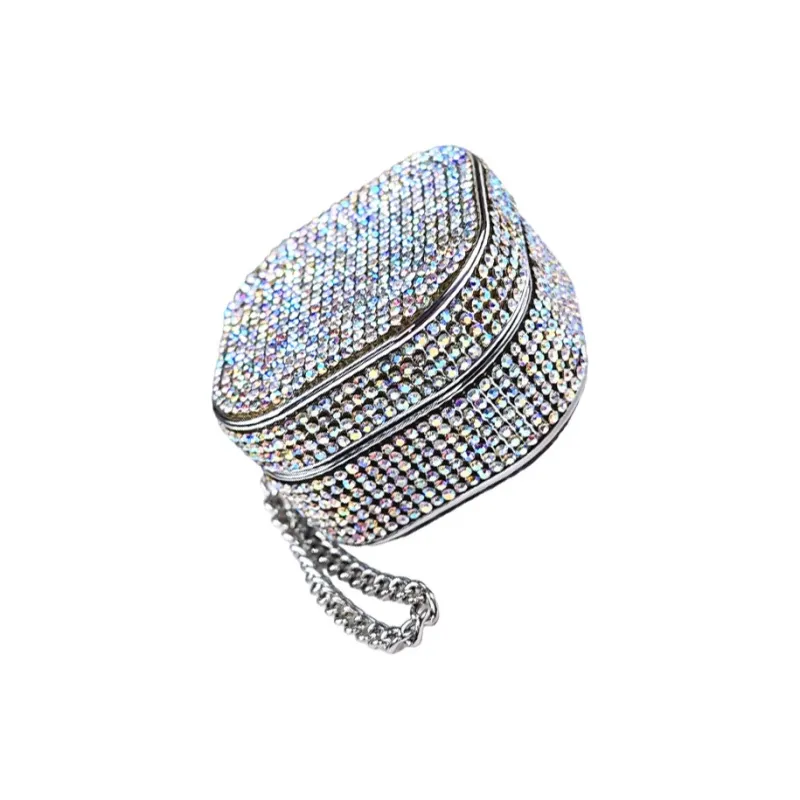Baohuguang Compatible With Galaxy Buds 2/FE/Pro TPU Luxury Square Diamond High Value Fully Enclosed Headphone Cases-14