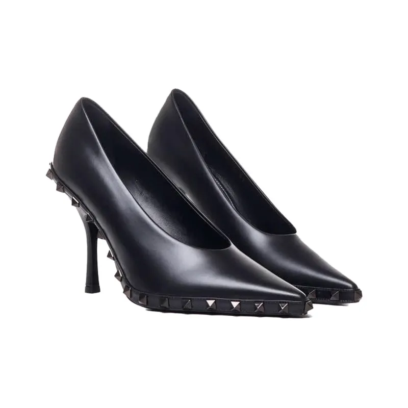 Valentino Garavani Rockstud Pointed Toe Pumps-2