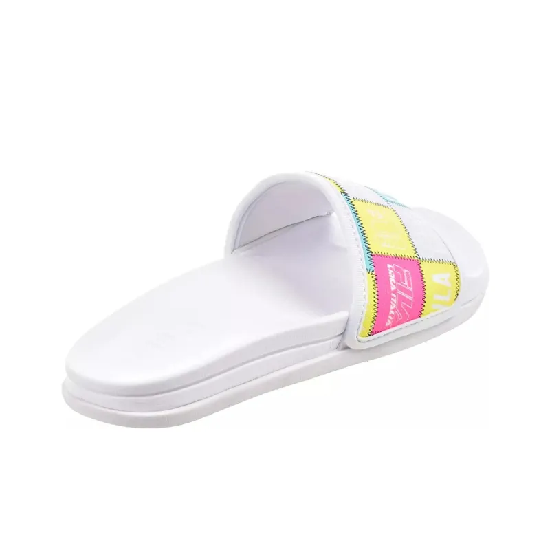 FILA DRIFTER Slip Resistant Abrasion Resistant Slide Slippers Women's White-3