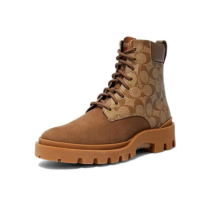 COACH CitySole Ankle Boots Men's Khaki-2