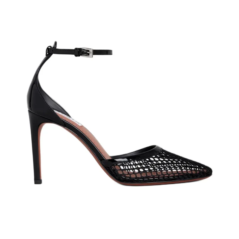 Alaia Slim Heel High Heels 9cm Women's Black-1