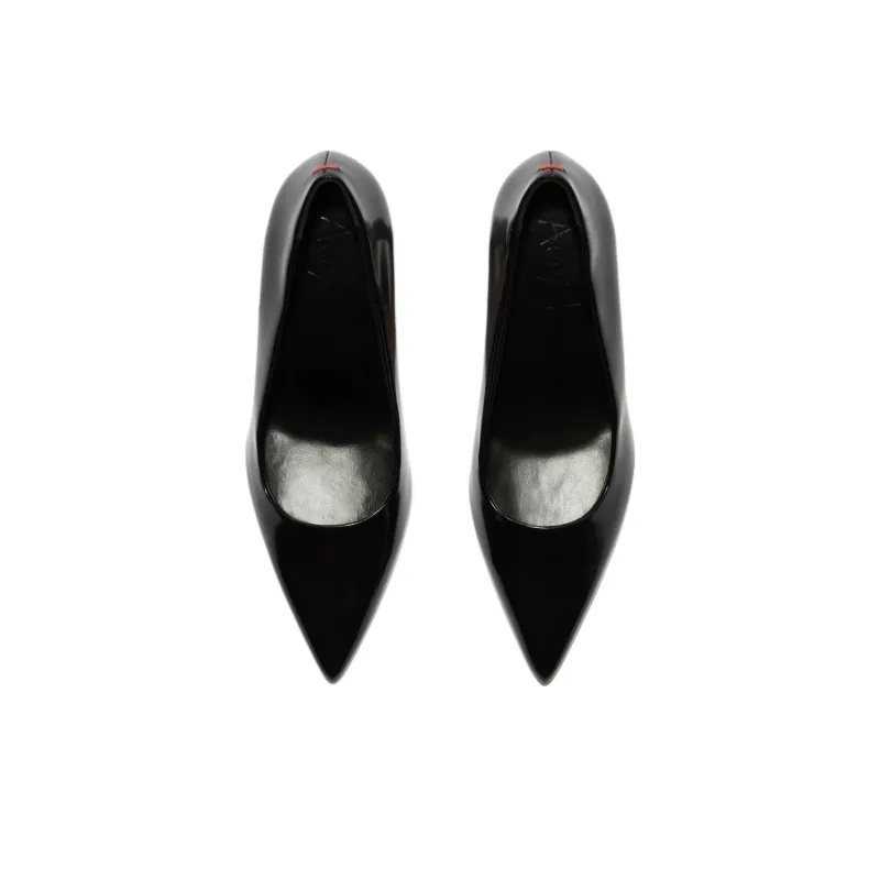 Aeyde Cerys Cone Heel High Heels 7.5cm Women's Black-3