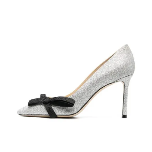 Jimmy Choo Romy 85mm Glitter-embellished Pumps