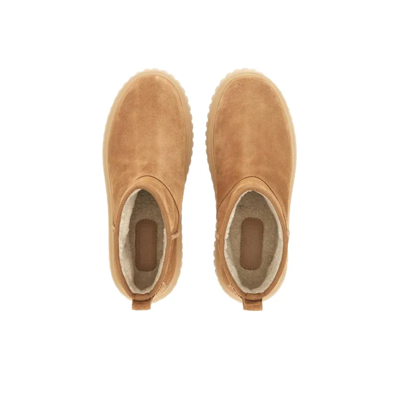 HOGAN Round Toe Ankle Boots Women's-3