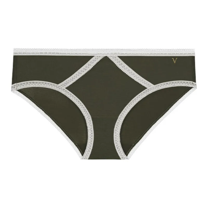 Victoria's Secret THE MIX Underpants Women's 1 Pack Olive Green-0