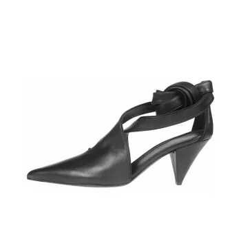 CELINE Cone Heel High Heels 7cm Women's Black