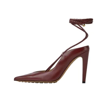 Bottega Veneta Slim Heel High Heels 10cm Women's Cherry Color