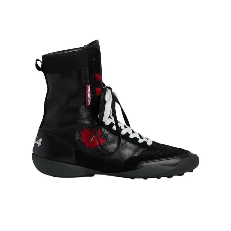 DSQUARED 2 Boxeur Ankle Boots Men's Black-1