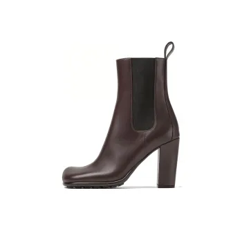 Bottega Veneta Short Chelsea Boots 9cm Women's Brown