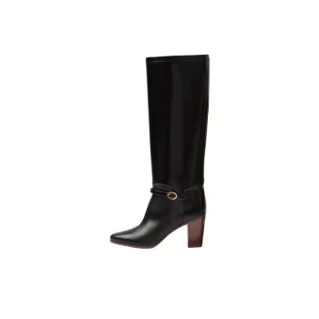 Valentino PATTY Knee high Boots 7.5cm Women's Black