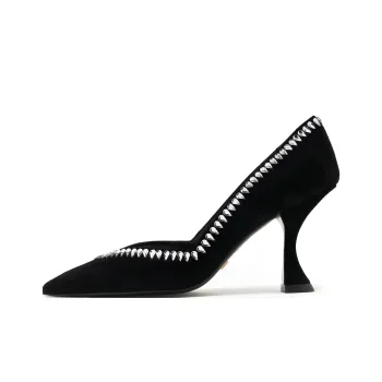 Stuart Weitzman/SW Pump Slim Heel High Heels Women's Black