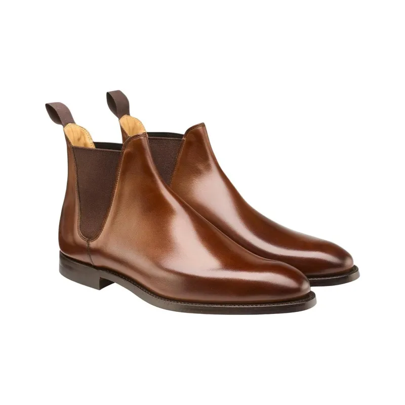 CROCKETT & JONES Chelsea 8 Ankle-Length Chelsea Boots Men's Brown-2
