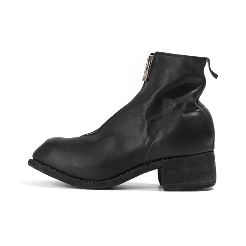 GUIDI Zip-up Ankle Boots-0
