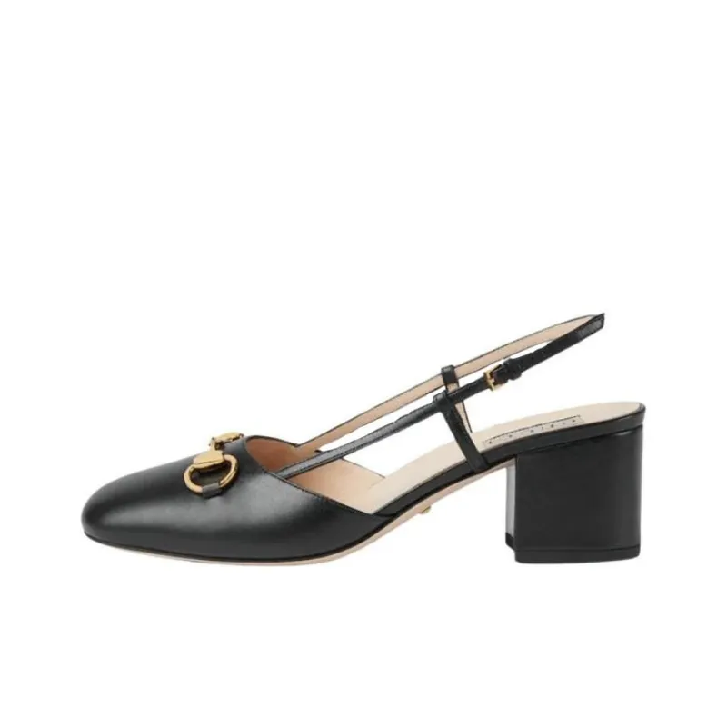 GUCCI Horsebit 60mm Slingback Pumps-0