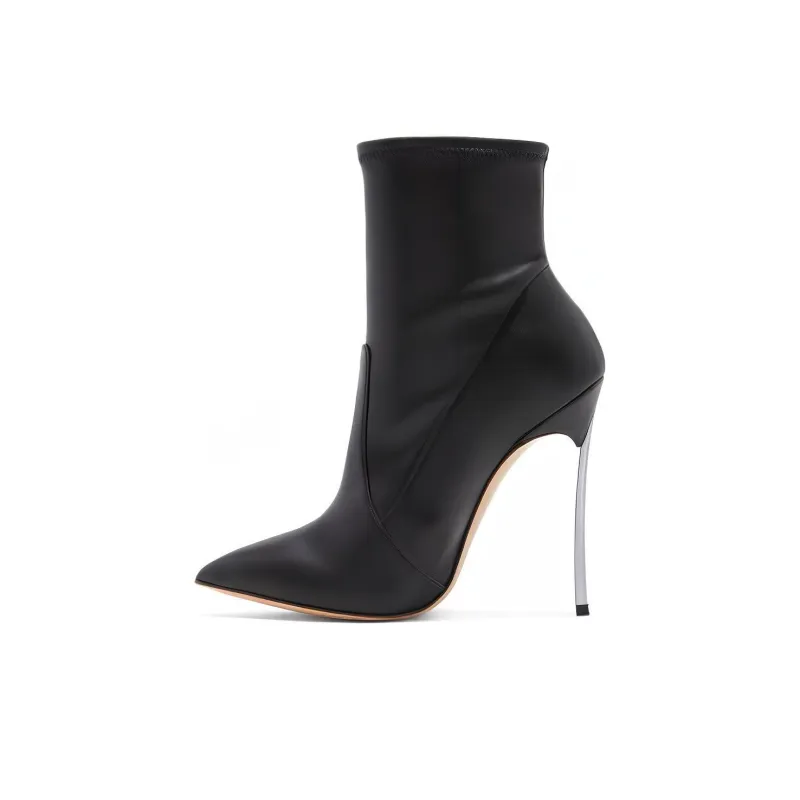 Casadei Blade 130mm Leather Boots-0