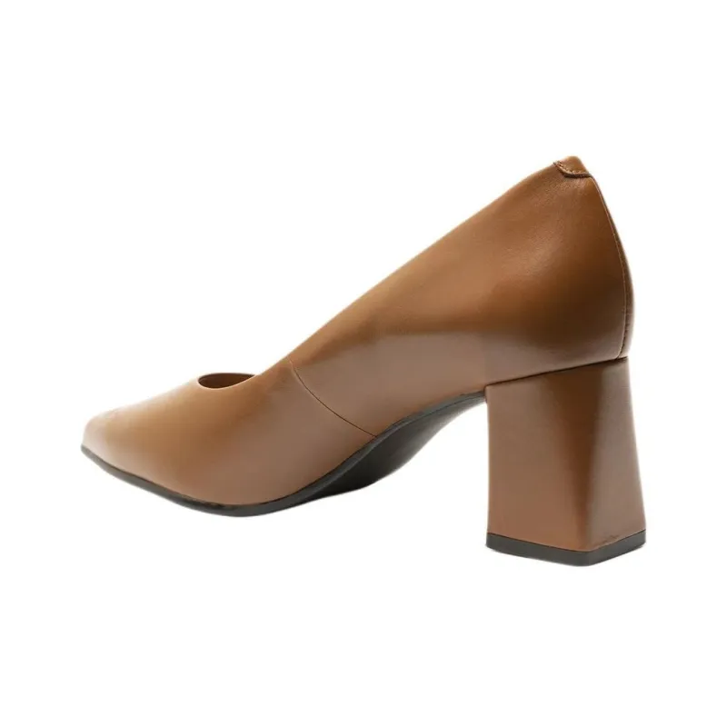 Sarah Chofakian Scarpin Francesca Block Heel High Heels 5cm Women's Brown-3
