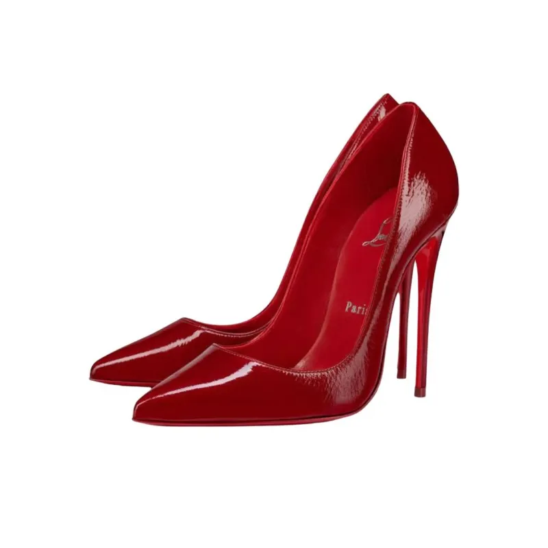 CL LUBOTING So Kate Slim Heel High Heels 12cm Women's Red-2