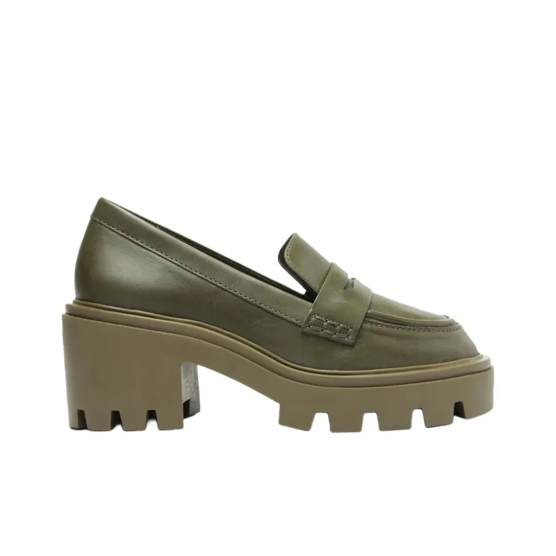 Schutz Viola Platform High Heels 7.3cm Women's Green-1