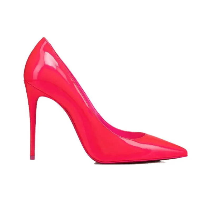 CL LUBOTING Kate Slim Heel High Heels 10cm Women's Pink-1