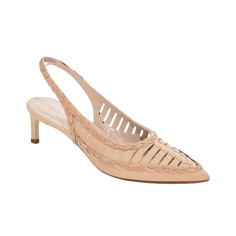 Ulla Johnson Penelope Kitten Slim Heel High Heels 5cm Women's Beige-2