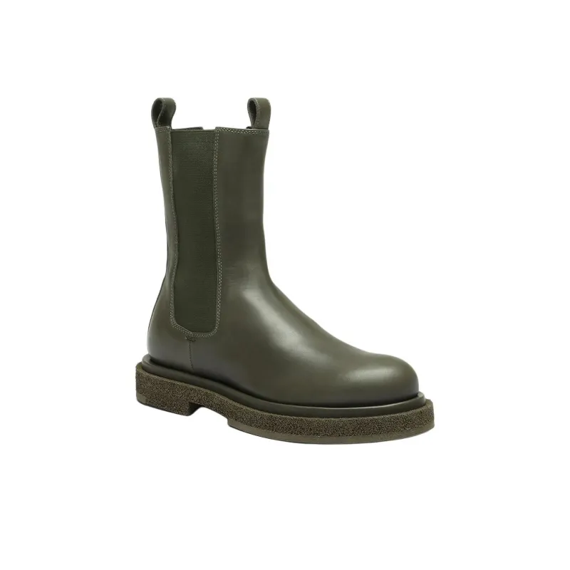 Officine Creative Tonal 105 Short Chelsea Boots 4cm Women's Green-2