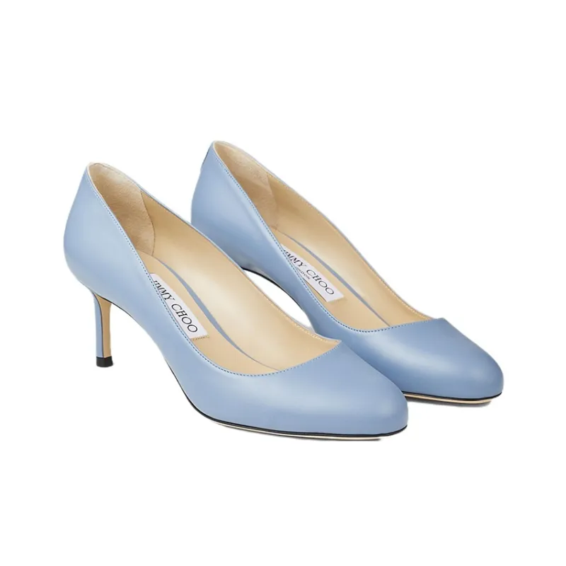 Jimmy Choo Selah Slim Heel High Heels 6cm Women's Blue-1