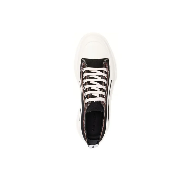 Alexander McQueen Tread Slick Ankle Length Martin Boot Men's Black White-3