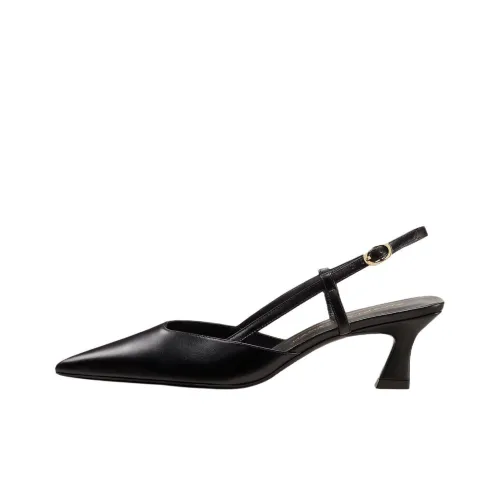 Stuart Weitzman/SW Vinnie Irregular Heel High Heels 5cm Women's Black