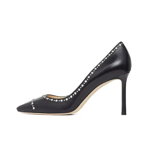 Jimmy Choo ROMY Slim Heel High Heels 8.5cm Women's Black