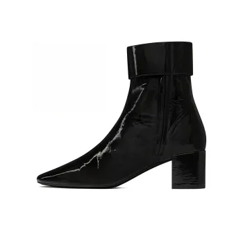 SAINT LAURENT Joplin Ankle Boots Women's Black