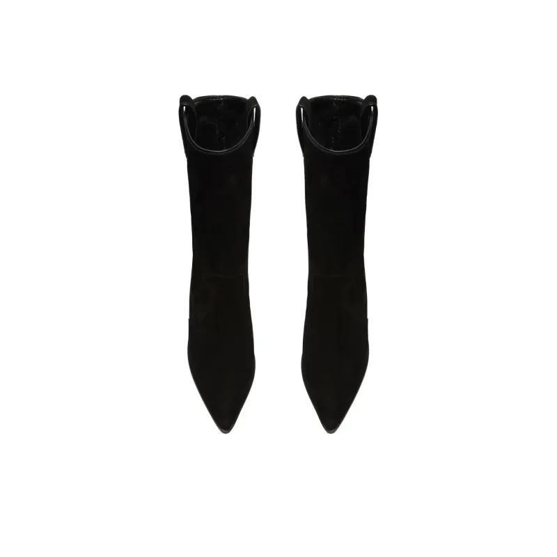Schutz Mackie Ankle Boots 7.5cm Women's Black-3