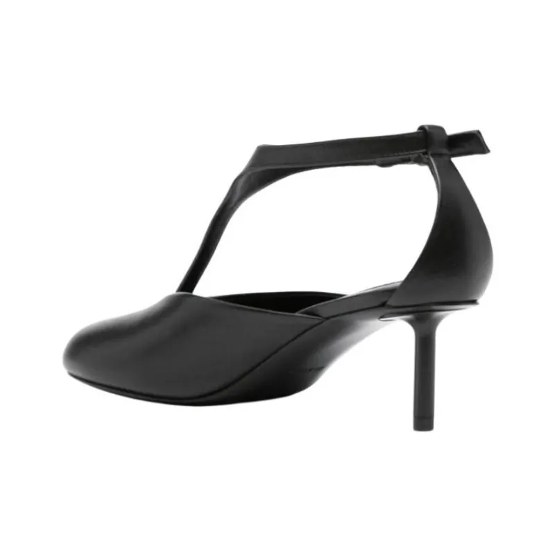 JIL SANDER 65mm Leather Pumps-3