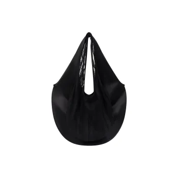 DOSORDONTS Polyester Oval Shoulder Bag Regular Unisex Black