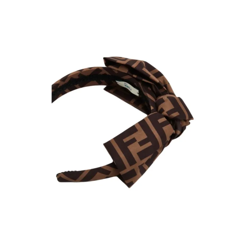 FENDI Ff Motif Bow Headband-2
