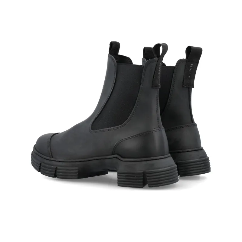 GANNI Short Ankle Boots Women's Black-3
