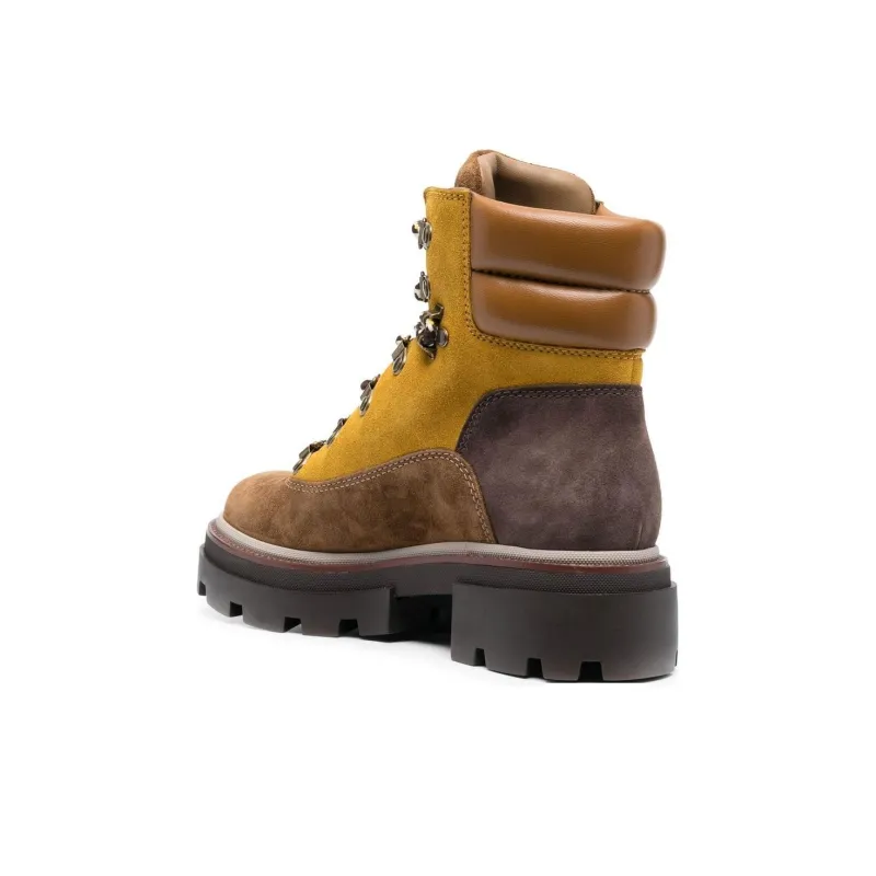 TORY BURCH Colour-block Panelled Leather Ankle Boots-3