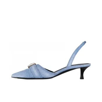 Givenchy Voyou Denim Slingback Pumps
