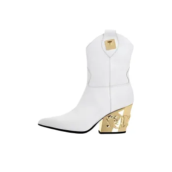 PHILIPP PLEIN Ankle Boots Women's White