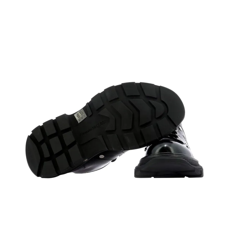 Alexander McQueen Tread Lace Up Boot Black Women's-5
