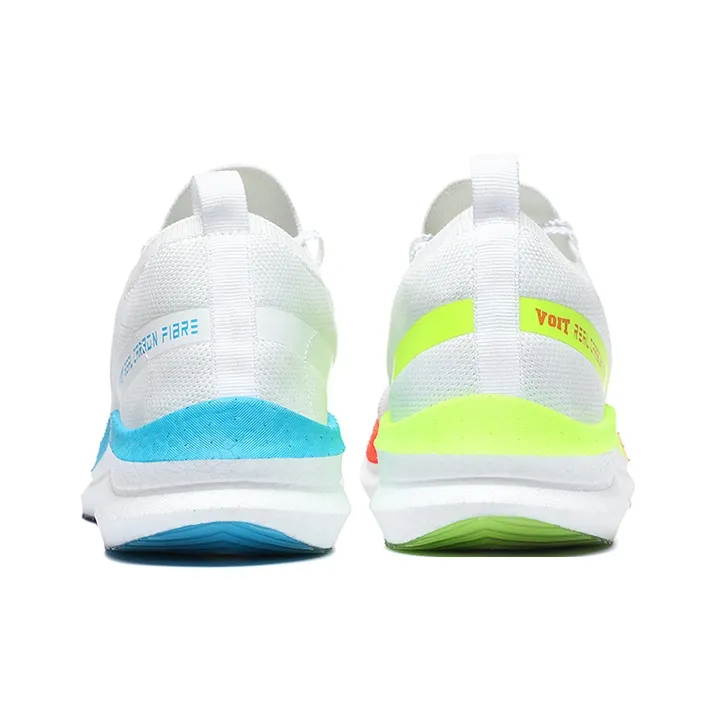 VOIT Running Shoes Unisex Low Top Left White Mismatched-3