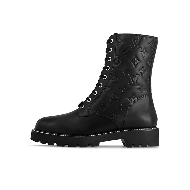 LOUIS VUITTON Territory Crew Martin Boot Women's Black-0