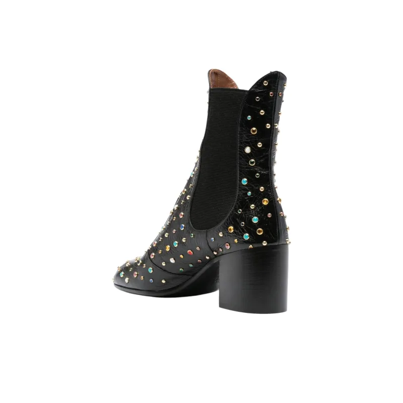Laurence Dacade Short Chelsea Boots 6cm Women's Black-4