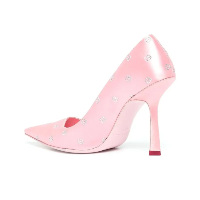 alexander wang Delphine 105mm Crystal-logo Pumps-3