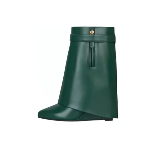 GIVENCHY Shark Lock Ankle eau 8.9cm Women's Green