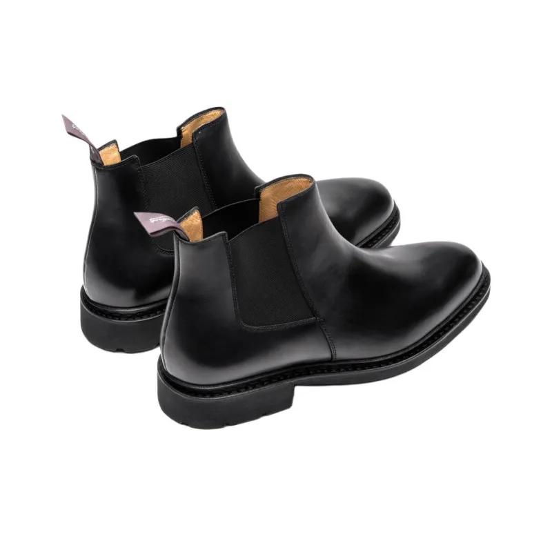 Paraboot Chamfort Short Chelsea Boots Men's Black-4
