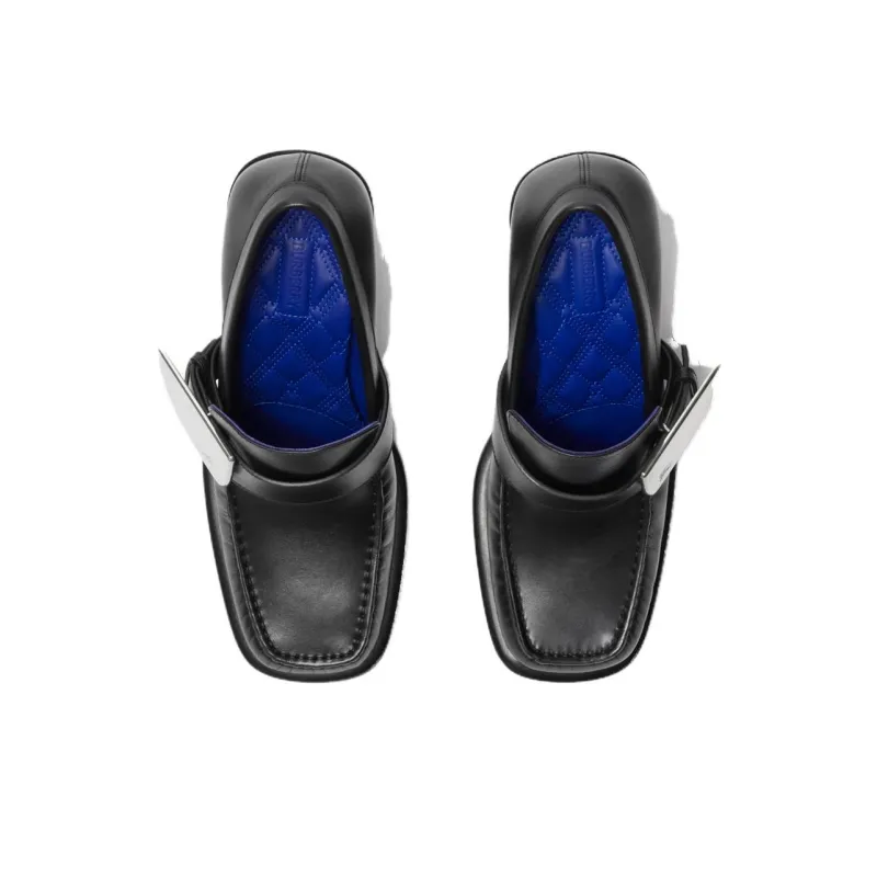 Burberry Women's London Shield Loafer 'Black'-4